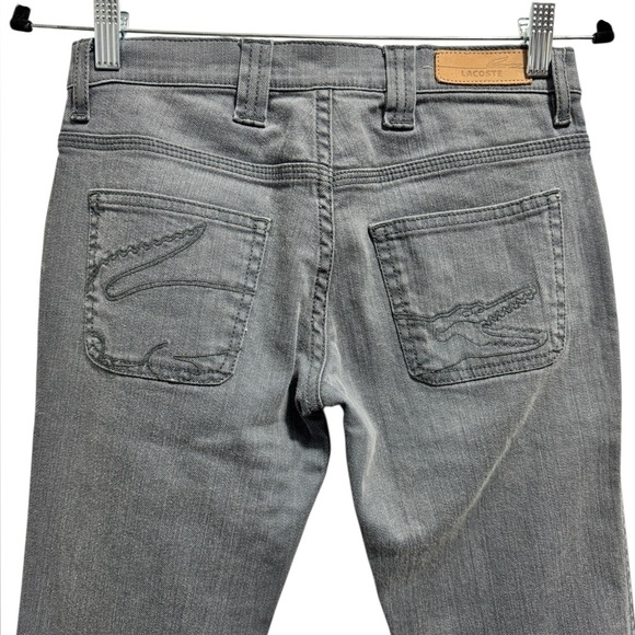 Lacoste Classic Gray Straight Jeans - Picture 4 of 12